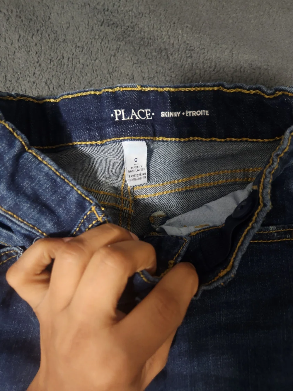 The Children's Place Boys' Blue Skinny Jeans - Washed Indigo